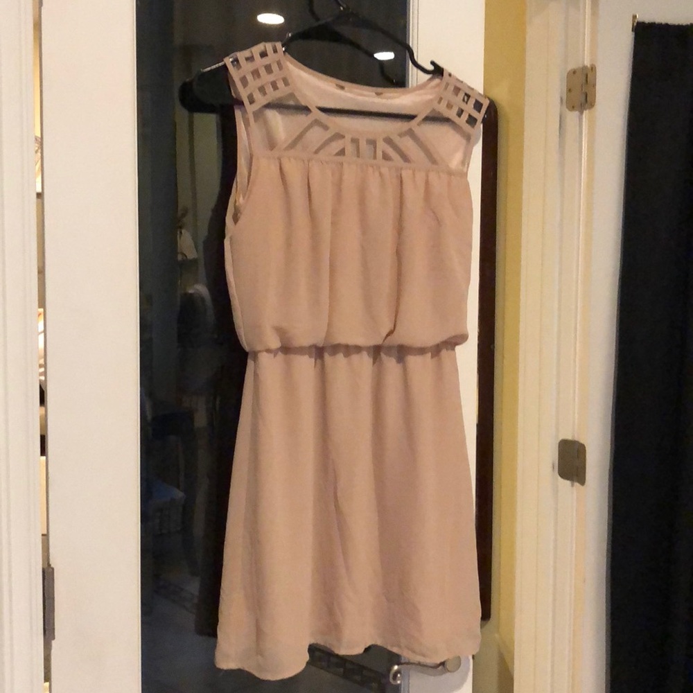 cream dress